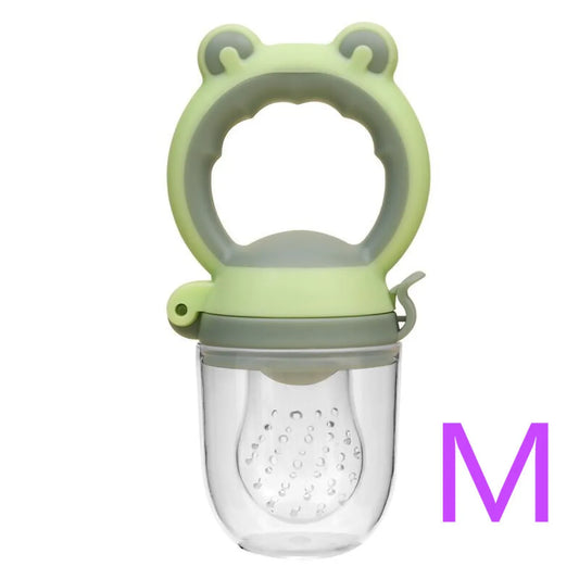 Frog Head Baby Fruit and Vegetable Silicone Feeder